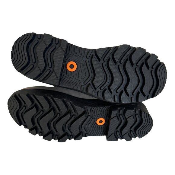 Bogs Holly Lace-up Waterproof Grey Leather Boots Hiking Women's Size 7 NWOT - Picture 5 of 10